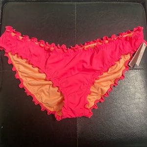 Victoria secret ruched bikini bottoms
